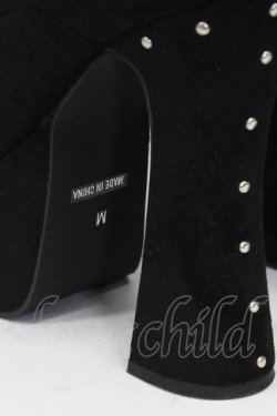 画像7: DimMoire / HeartCore編み上げブーツ M ブラック スウェード T-26-02-25-033-0-SH-IG-ZT