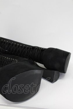 画像8: DimMoire / HeartCore編み上げブーツ M ブラック スウェード T-26-02-25-033-0-SH-IG-ZT