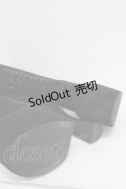 画像8: DimMoire / HeartCore編み上げブーツ M ブラック スウェード T-26-02-25-033-0-SH-IG-ZTK039