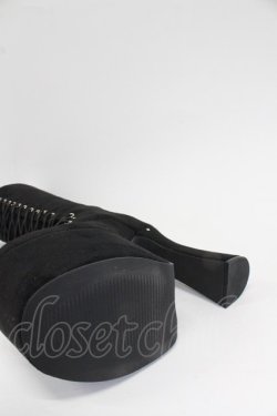 画像9: DimMoire / HeartCore編み上げブーツ M ブラック スウェード T-26-02-25-033-0-SH-IG-ZT