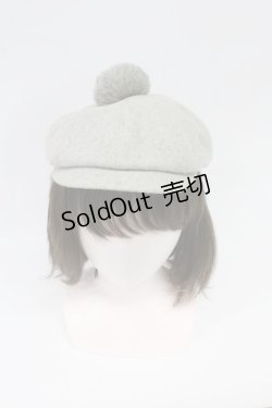 画像1: MILK / ポンポンキャスケット  グレー T-26-02-25-034-ML-ZA-SA-ZT