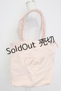 Fi.n.t / ノベルティフリルハンドルトートバッグ  ピンク T-26-02-25-005-CA-BG-OW-ZTK038
