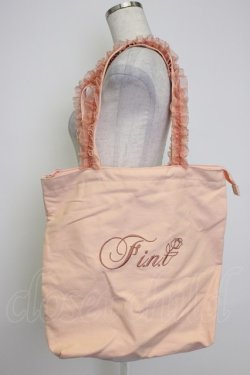 画像1: Fi.n.t / ノベルティフリルハンドルトートバッグ  ピンク T-26-02-25-005-CA-BG-OW-ZT
