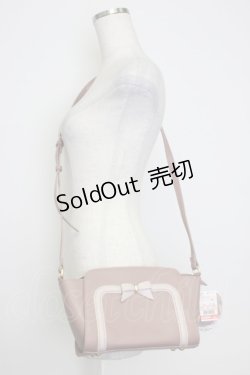 画像1: m petit by misako / AMリボンヨコショルダーバッグ  ピンク T-26-02-25-009-LO-BG-SA-ZT