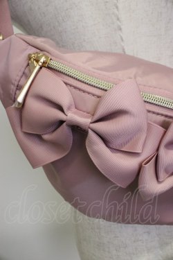 画像5: m petit by misako / リボン付きボディバッグ  ピンク T-26-02-25-001-LO-BG-OW-ZT