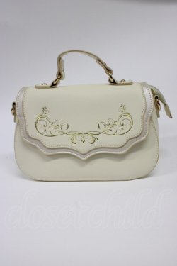 画像1: Elegant Simple Bronzing / Printed Envelopeバッグ  アイボリー T-26-02-25-010-PU-BG-SA-ZT