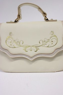画像2: Elegant Simple Bronzing / Printed Envelopeバッグ  アイボリー T-26-02-25-010-PU-BG-SA-ZT