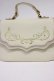 画像2: Elegant Simple Bronzing / Printed Envelopeバッグ  アイボリー T-26-02-25-010-PU-BG-SA-ZT (2)
