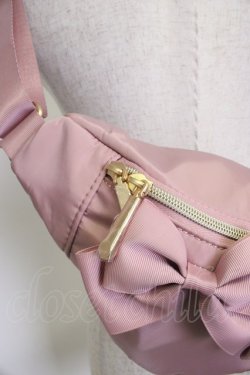 画像6: m petit by misako / リボン付きボディバッグ  ピンク T-26-02-25-001-LO-BG-OW-ZT