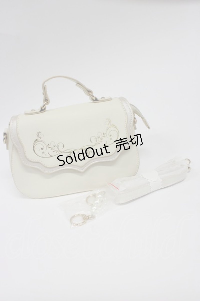 画像9: Elegant Simple Bronzing / Printed Envelopeバッグ  アイボリー T-26-02-25-010-PU-BG-SA-ZTK038 (9)