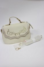 画像9: Elegant Simple Bronzing / Printed Envelopeバッグ  アイボリー T-26-02-25-010-PU-BG-SA-ZTK038 (9)