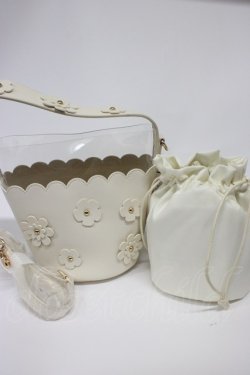 画像7: Hudson Honey / TT*makiフラワーバケツバッグ  濃白 T-26-02-25-011-PU-BG-SA-ZT