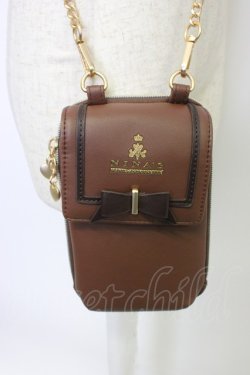 画像3: m petit by misako / NINA′Sスマホショルダーバッグ  ブラウン T-26-02-25-014-LO-BG-OW-ZT