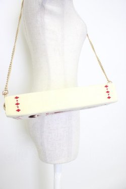 画像3: Fi.n.t / トランプチェーンバッグ  アイボリー×アカ T-26-02-25-015-CA-BG-OW-ZT