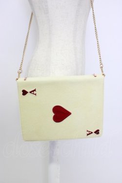 画像5: Fi.n.t / トランプチェーンバッグ  アイボリー×アカ T-26-02-25-015-CA-BG-OW-ZT