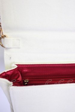 画像8: Fi.n.t / トランプチェーンバッグ  アイボリー×アカ T-26-02-25-015-CA-BG-OW-ZT