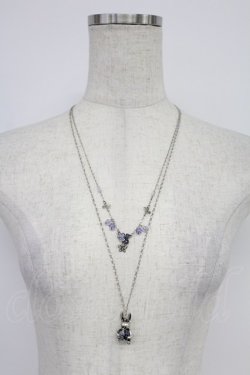 画像2: axes femme / フラワーウサギネックレス  シルバー T-26-02-26-026-AX-AC-SA-ZT