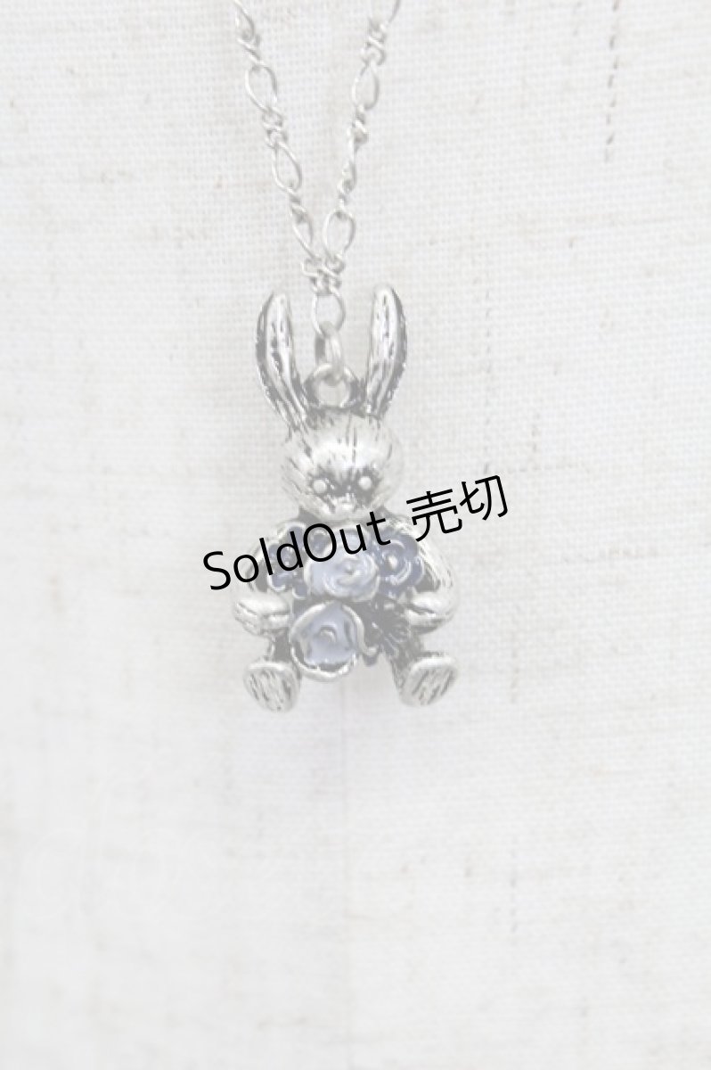 画像3: axes femme / フラワーウサギネックレス  シルバー T-26-02-26-026-AX-AC-SA-ZT635-F001 (3)