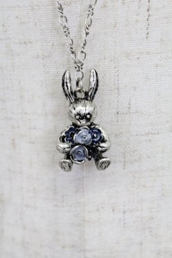 画像3: axes femme / フラワーウサギネックレス  シルバー T-26-02-26-026-AX-AC-SA-ZT