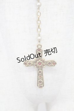 画像2: PINK HOUSE / ビーズ使いロザリオネックレス  ゴールド T-26-02-26-027-LO-AC-OW-ZT