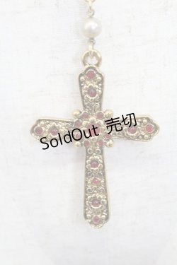 画像3: PINK HOUSE / ビーズ使いロザリオネックレス  ゴールド T-26-02-26-027-LO-AC-OW-ZT