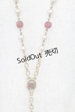画像4: PINK HOUSE / ビーズ使いロザリオネックレス  ゴールド T-26-02-26-027-LO-AC-OW-ZT