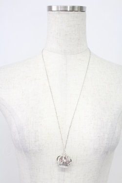 画像3: axes femme / クラウンＸ蝶々ネックレス  シルバー T-26-02-26-028-AX-AC-SA-ZT