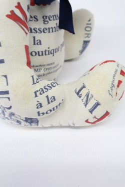 画像9: F i.n.t / テディベア  ブルー×レッド T-26-02-26-002-CA-ZA-SA-ZT