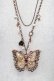 画像2: axes femme / 蝶ワントップネックレス  ブロンズ T-26-02-26-030-AX-AC-SA-ZT (2)