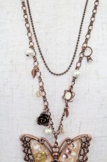 画像4: axes femme / 蝶ワントップネックレス  ブロンズ T-26-02-26-030-AX-AC-SA-ZT635-F001 (4)