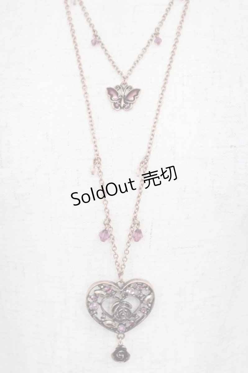 画像1: axes femme / アンティークハートネックレス  ブロンズ T-26-02-26-033-AX-AC-SA-ZT635-F001 (1)