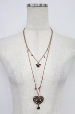 画像2: axes femme / アンティークハートネックレス  ブロンズ T-26-02-26-033-AX-AC-SA-ZT635-F001 (2)