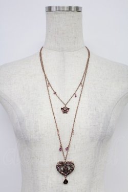 画像2: axes femme / アンティークハートネックレス  ブロンズ T-26-02-26-033-AX-AC-SA-ZT