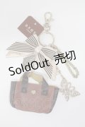 axes femme / リボン付バッグチャーム  ゴールド T-26-02-26-041-AX-ZA-SA-ZT