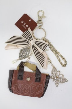画像1: axes femme / リボン付バッグチャーム  ゴールド T-26-02-26-041-AX-ZA-SA-ZT