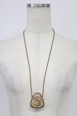 画像3: axes femme / バッグ型モチーフネックレス  ブラウン T-26-02-26-045-AX-AC-SA-ZT635-F001 (3)