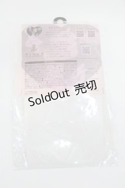 画像2: m petit by misako / AMNIタイツロゴ  白 T-26-02-26-011-LO-ZA-SA-ZT635