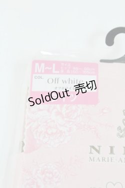 画像4: m petit by misako / AMNIタイツロゴ  白 T-26-02-26-011-LO-ZA-SA-ZT635