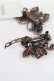 画像3: axes femme / 蝶&ローズバレッタセット  ピンクＸアンティーク T-26-02-26-012-AX-AC-SA-ZT (3)