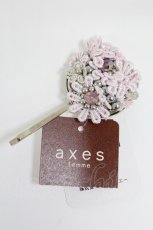画像1: axes femme / ガーデンレースヘアピン  シルバー T-26-02-26-013-AX-AC-SA-ZT635-F001 (1)
