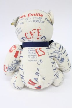 画像2: F i.n.t / テディベア  ブルー×レッド T-26-02-26-002-CA-ZA-SA-ZT