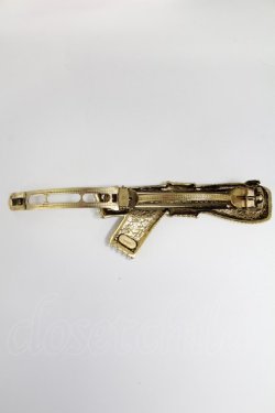 画像4: INGEBORG / リボンモチーフバレッタ  ゴールド T-26-02-26-014-LO-AC-OW-ZT