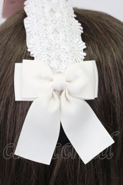 画像2: m petit by misako / AMレースカチューシャ  白 T-26-02-26-015-LO-AC-SA-ZT