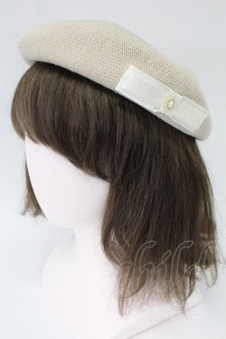 画像1: m petit by misako / NINA's AMカメオベレー  アイボリー T-26-02-26-017-LO-AC-SA-ZT