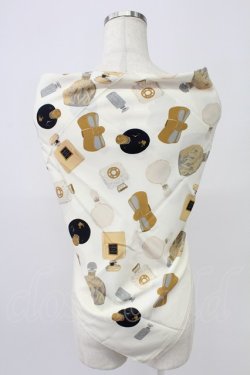 画像2: INGEBORG / 香水瓶柄ストール  シロ T-26-02-26-018-LO-ZA-OW-ZT