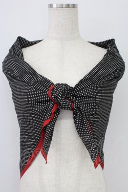 画像1: INGEBORG / 水玉大判ストール  クロ T-26-02-26-019-LO-ZA-OW-ZT