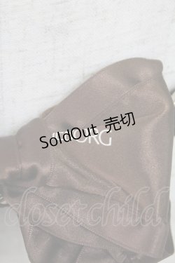 画像2: INGEBORG / サテンリボンチェーンベルト  ブラウン T-26-02-26-020-LO-ZA-OW-ZT635