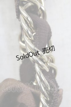 画像3: INGEBORG / サテンリボンチェーンベルト  ブラウン T-26-02-26-020-LO-ZA-OW-ZT635