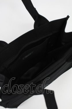 画像3: MILK / ロゴ入りBOXトート  黒Ｘ白 T-26-02-26-022-ML-BG-SA-ZT
