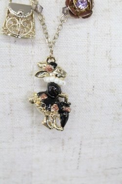 画像3: axes femme / ロマンスラビットネックレス  クロ T-26-02-26-023-AX-AC-SA-ZT